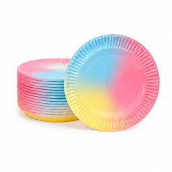 Vienkartinės lėkštės PARTY UNIVERSE, Ø18 cm, 10 vnt.