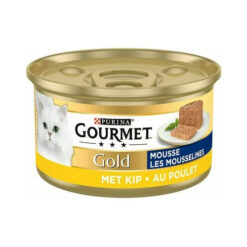 Visavertis suaugusių kačių pašaras su vištiena PURINA GOURMET GOLD, 85 g