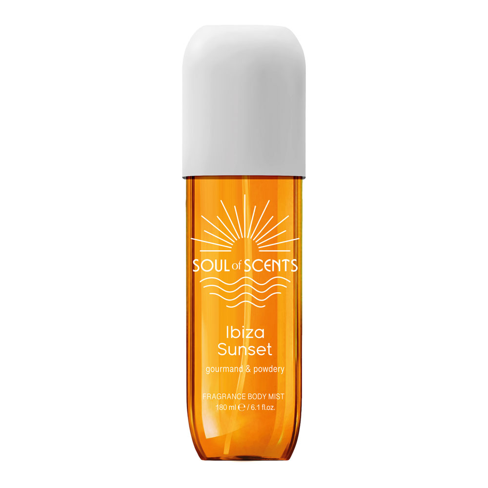 Kūno dulksna SOUL OF SCENTS IBIZA SUNSET, 180 ml