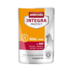 Visavertis suaugusių kačių pašaras su jautiena ANIMONDA INTEGRA PROTECT RENAL, 85 g