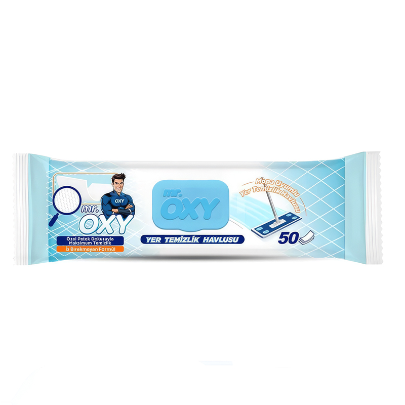 Drėgnos servetėlės MR. OXY, 50 vnt.