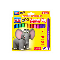 Flomasteriai KAZ ZOO HIDROGRAFICA, 12 spalvų