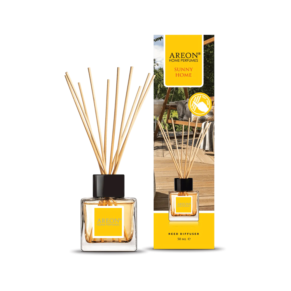 Namų gaiviklis su lazdelėmis AREON SUNNY HOME, 50 ml