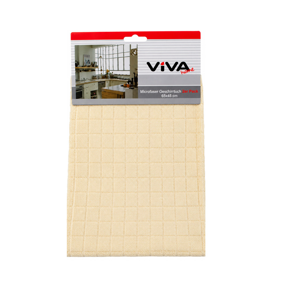 Šluostės VIVA HOME, 65x45 cm, 2 vnt.