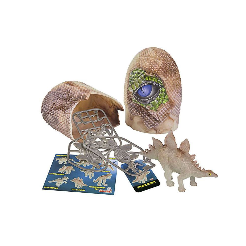 Žaislinis dinozauro kiaušinis VELOCIRAPTOR