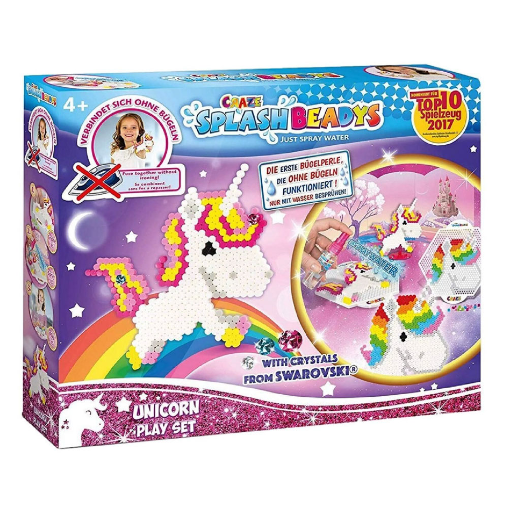 Žaislinis rinkinys CRAZE SPLASH BEADYS UNICORN